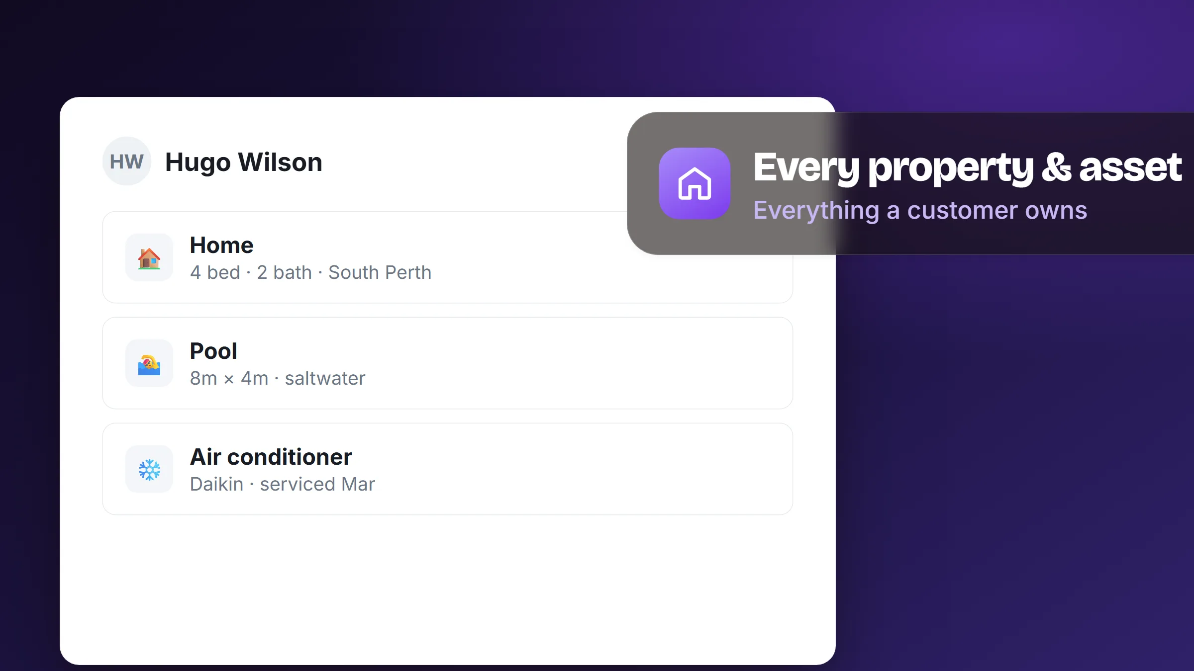 Cover Image for Every property and asset a customer owns