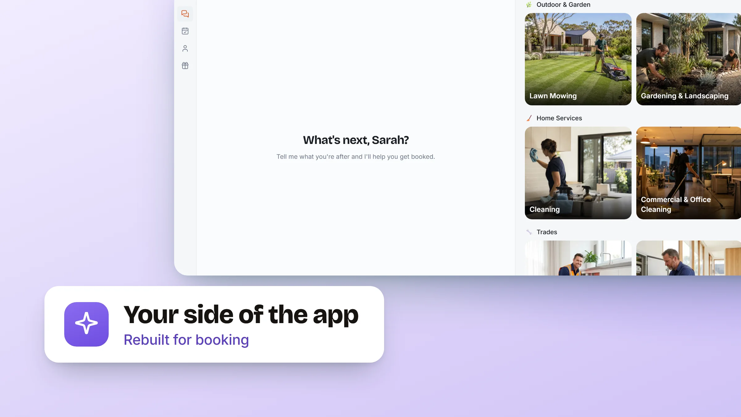 Cover Image for The app you book from, rebuilt