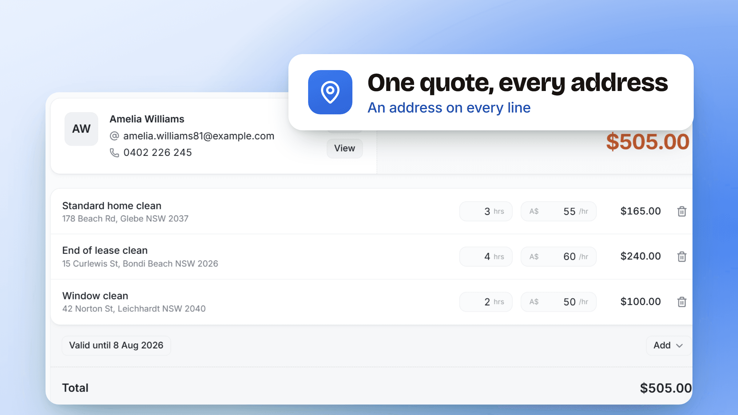 Cover Image for One quote, every address
