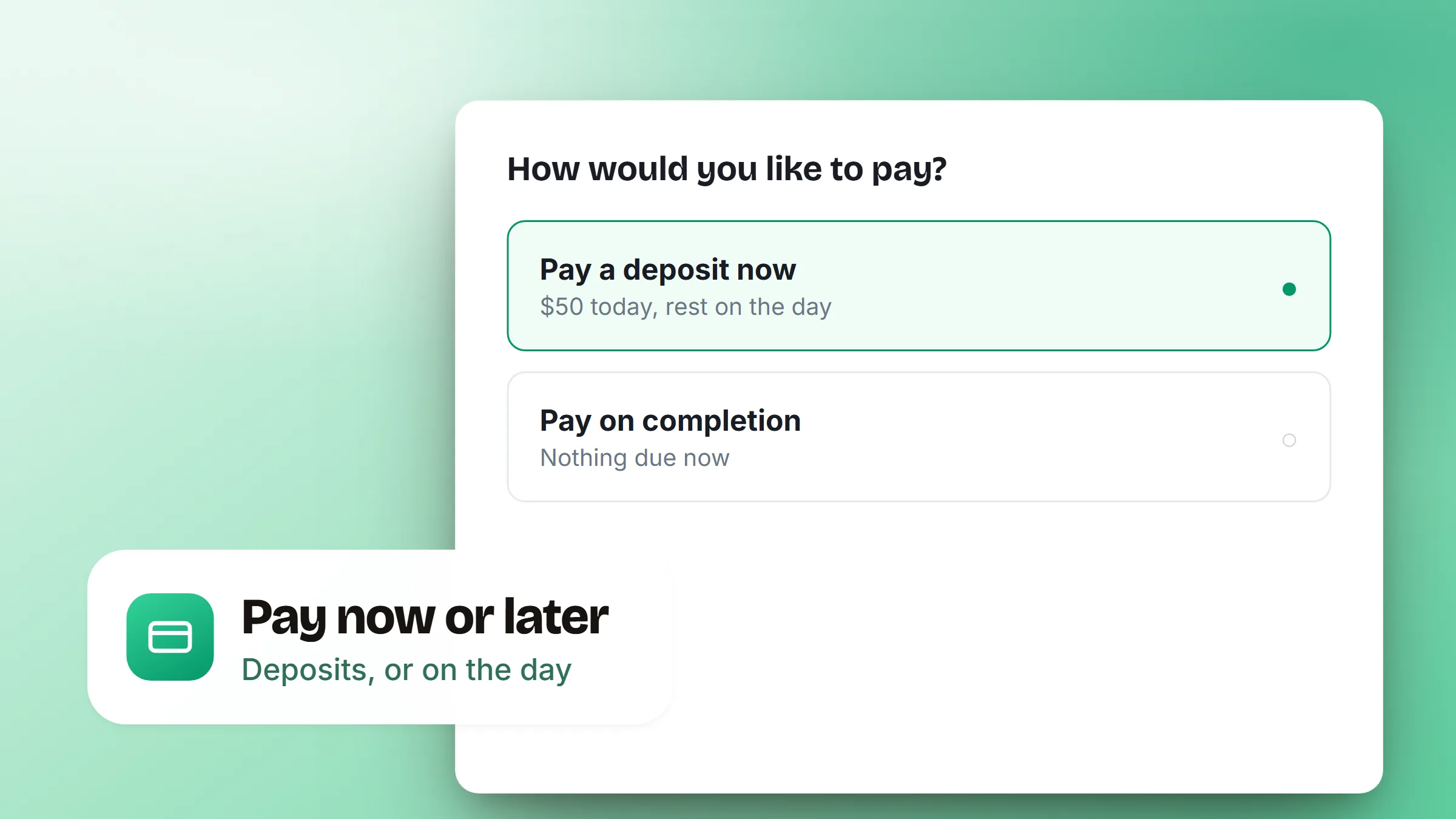 Cover Image for Pay now, or pay later