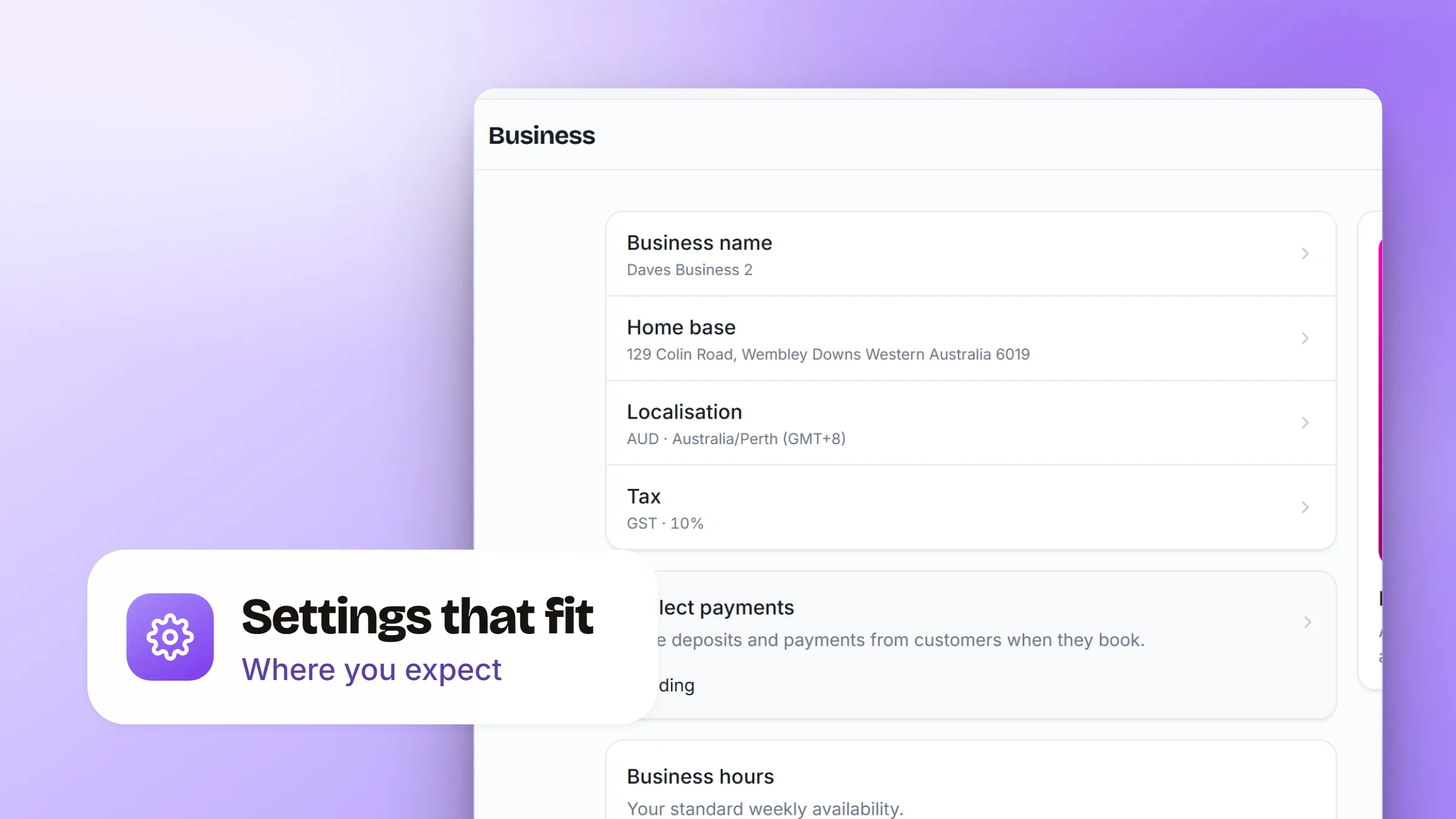Cover Image for Settings that make sense