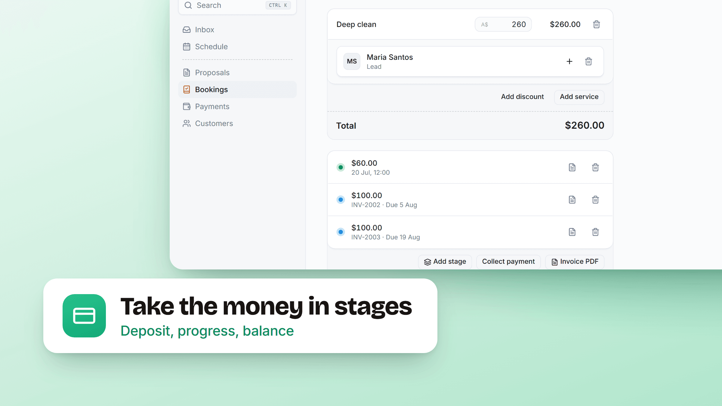 Cover Image for Take the money in stages