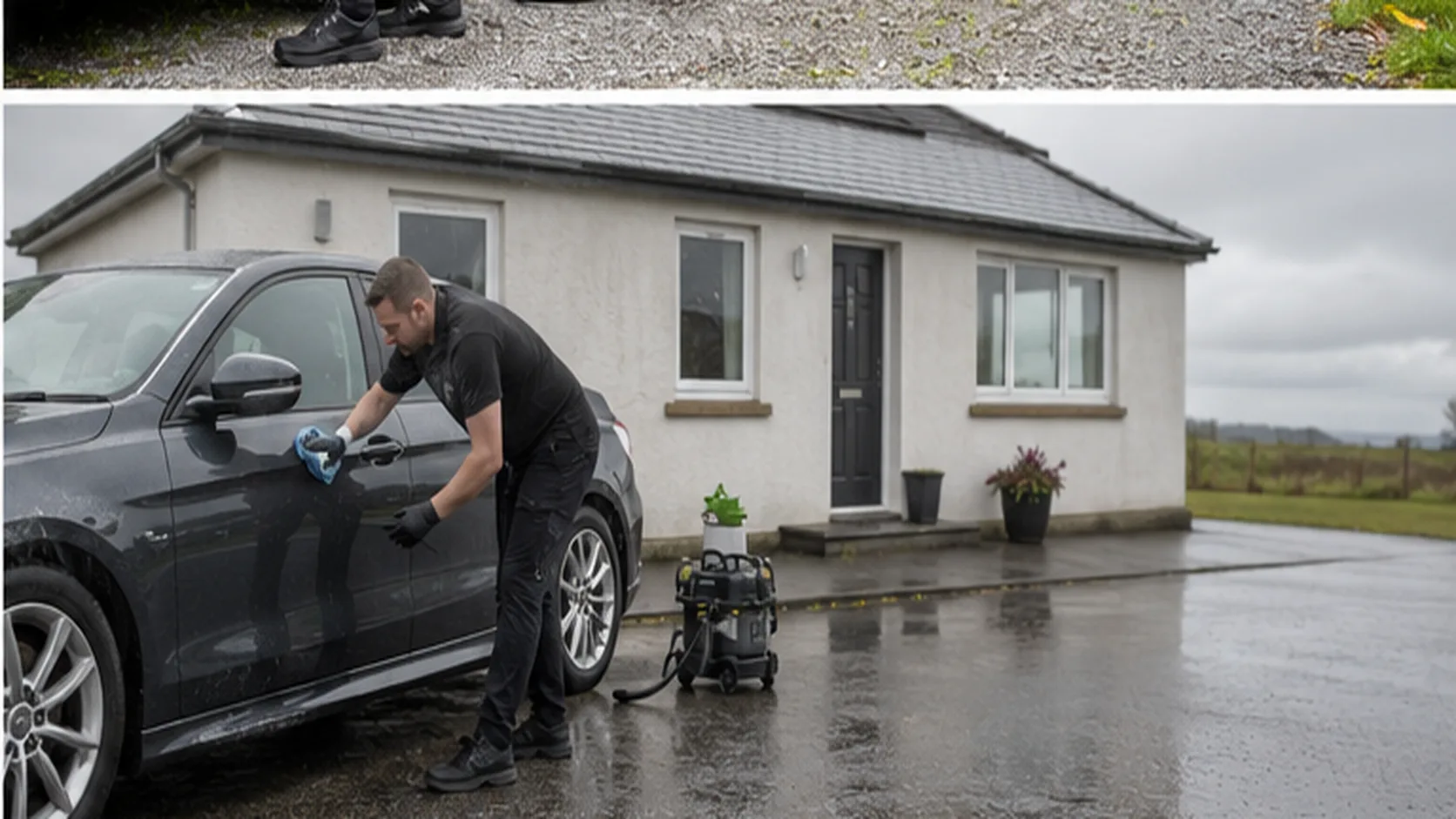 Mobile Mechanic delivering a booked mobile service for a customer.