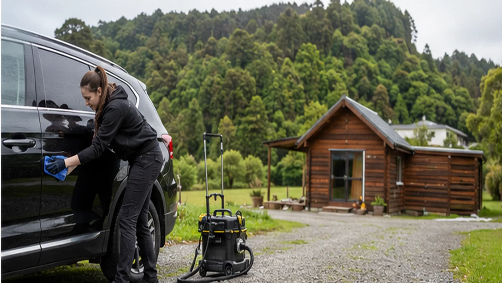 Mobile Mechanic delivering a booked mobile service for a customer.